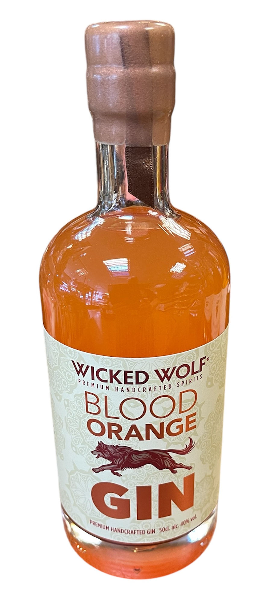 WICKED WOLF BLOOD ORANGE GIN 50CL 40%