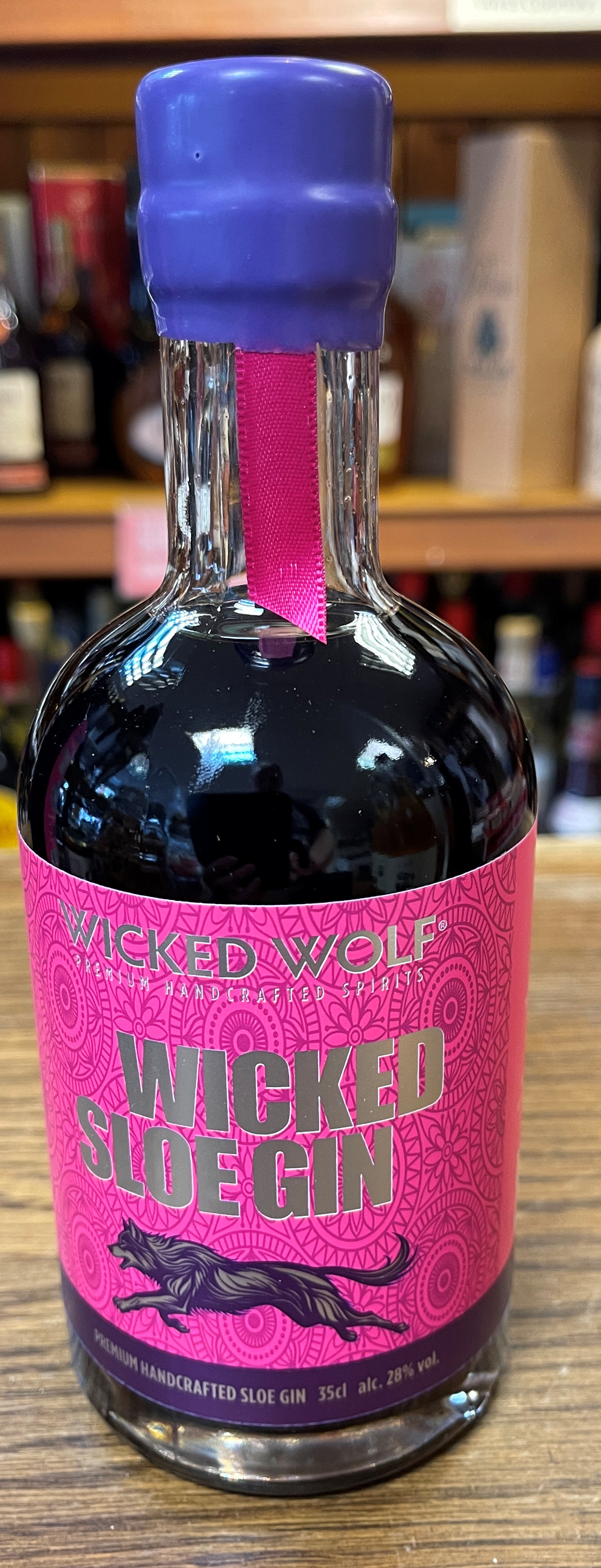 WICKED WOLF SLOE GIN 35CL 28%