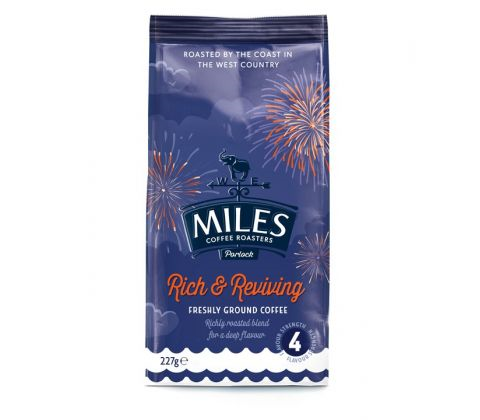 MILES COFFEE/GROUND/RICH AND REVIVING 227G