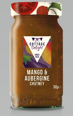COTTAGE DELIGHT MANGO AUBERGINE 340G