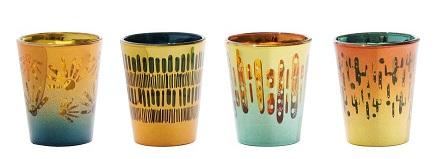 ARTLAND FIESTA SHOT GLASSES 4PC