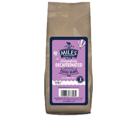 MILES BEANS DECAFFINATED 227G