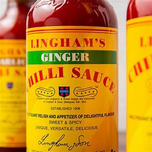 LINGHAMS GINGER GARLIC CHILLI SAUCE 358ML