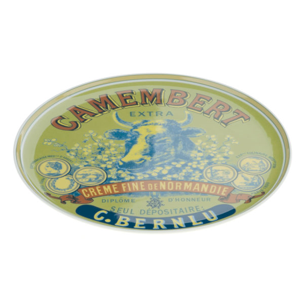 BIA CAMEMBERT PLATTER IN COWS DESIGN 28CM
