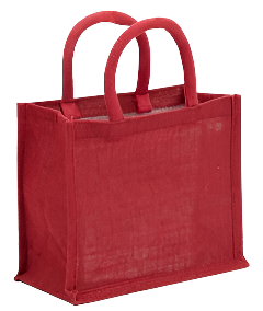 Large Jute Bag in Red