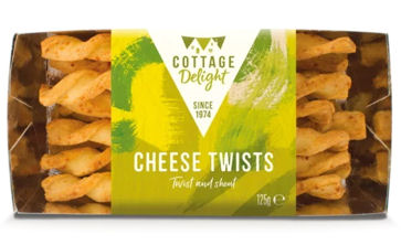 COTTAGE DELIGHT CHEESE TWISTS 125G
