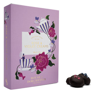DORCHESTER CHOCOLATE STORY ROSE & VIOLET CREAMS 105G