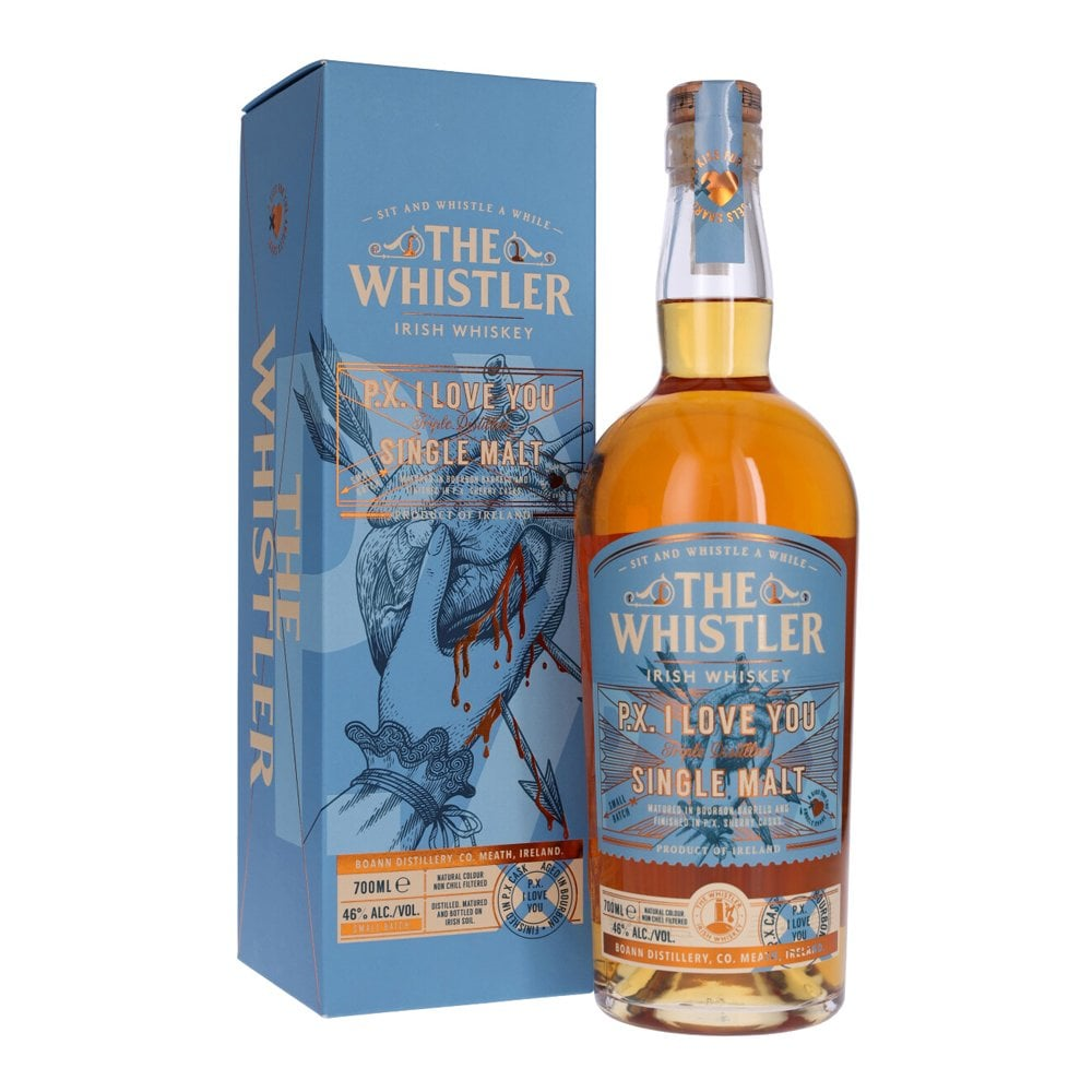 THE WHISTLER P.X. I LOVE YOU SINGLE MALT WHISKEY 75CL 46%