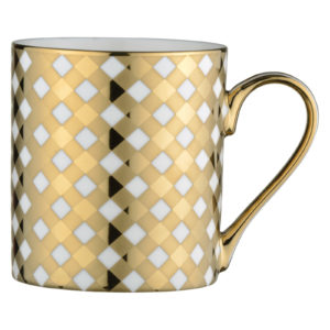 BIA MUG IN TARTIN GOLD