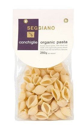 SEGGIANO PASTA/ORGANIC CONCHIGLIE 250G