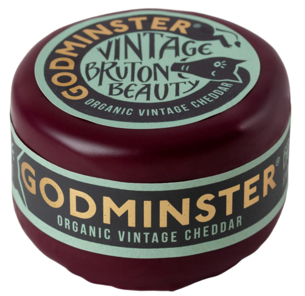 GODMINSTER VINTAGE ORGANIC CHEDDAR TRUCKLE 200G