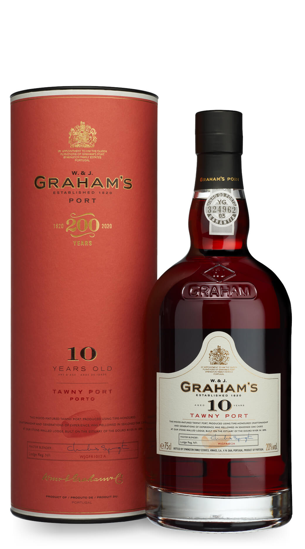 GRAHAMS 10 YEAR THE TAWNY PORT 75CL 20%