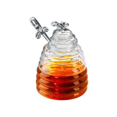 ARTLAND GLASS HONEY POT