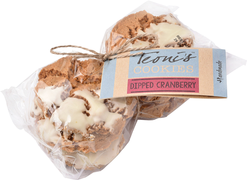 TEONIS DIPPED WHITE CHOCOLATE CRANBERRY BISCUITS 300G