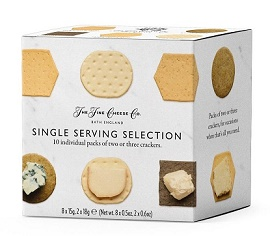 FINE CHEESE COMPANY SINGLE SERVE CRACKER SELECTION BOX 10 PACK