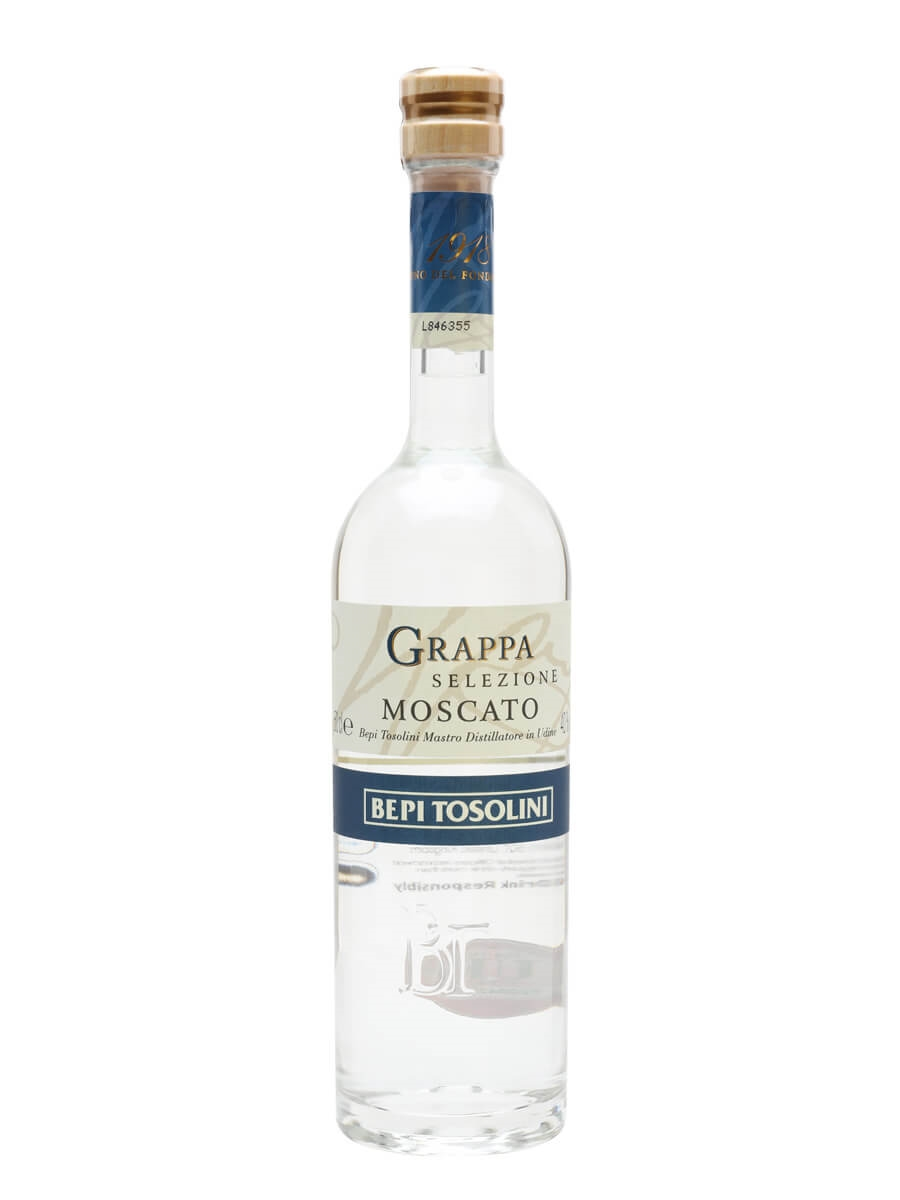 GRAPPA SELEZIONE MOSCATO BEPI TOSOLINI 50CL 40%