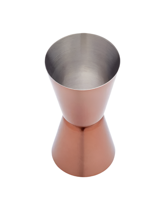 BARCRAFT DUAL COCKTAIL JIGGER COPPER FINISH