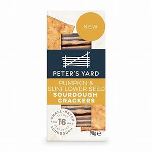 PETERS YARD SOURDOUGH CRACKERS PUMPKIN SUNFLOUR SEED 100G