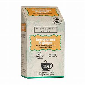 WEST COUNTRY TEA BAGS LEMONGRASS & GINGER 20PC