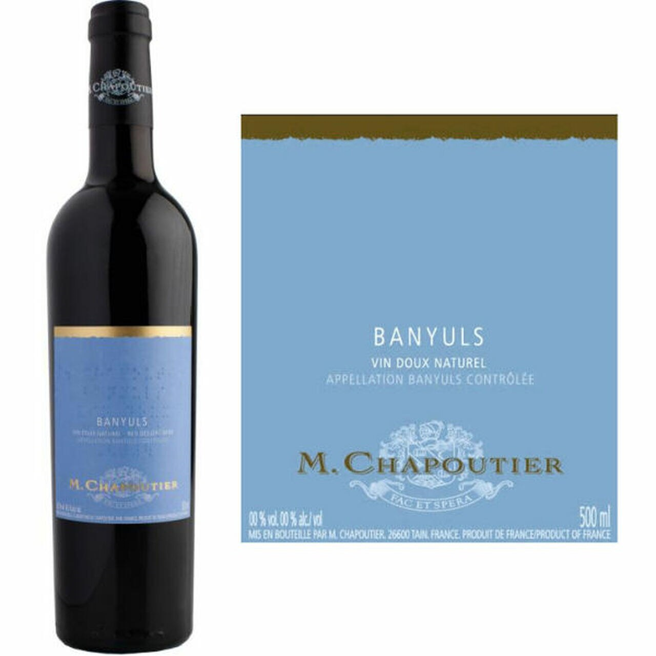 CHAPOUTIER BANYULS 50CL 16%