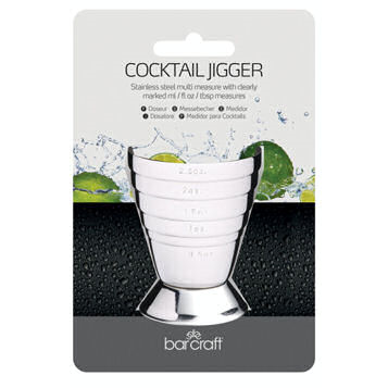 BARCRAFT STAINLESS STEEL JIGGER