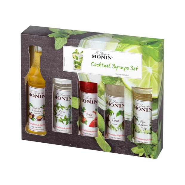 MONIN FLAVOURED COCKTAIL SET 5 X 50ML