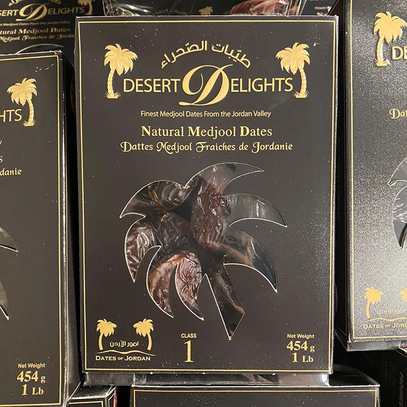 DESERT DELIGHTS MEDJOOL DATES 454G