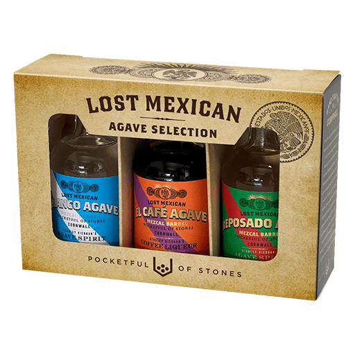 POCKETFUL OF STONES LOST MEXICAN - MINITURE GIFTBOX 3 X 5CL