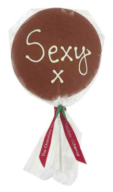 Chocolate Lollipop With Sexy Message