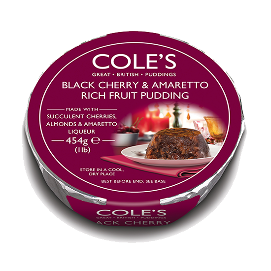 Coles Black Cherry & Amaretto Pudding 450g
