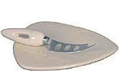 Ceramic Cheese Plater In Rotor Shape (image 1)