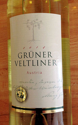 Handverlesen Gruner Veltliner Label