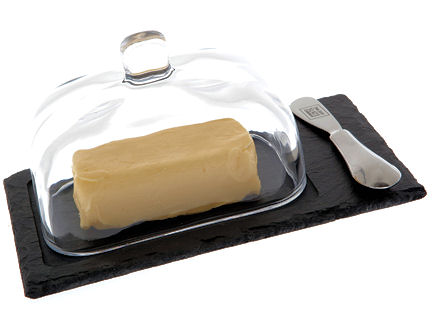 Just Slate Butter Dish and Cloche