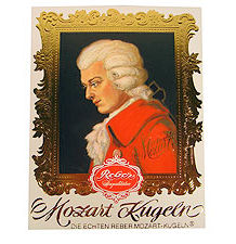 Reber Mozart Kugeln Chocolates 120g 6pc Giftbox