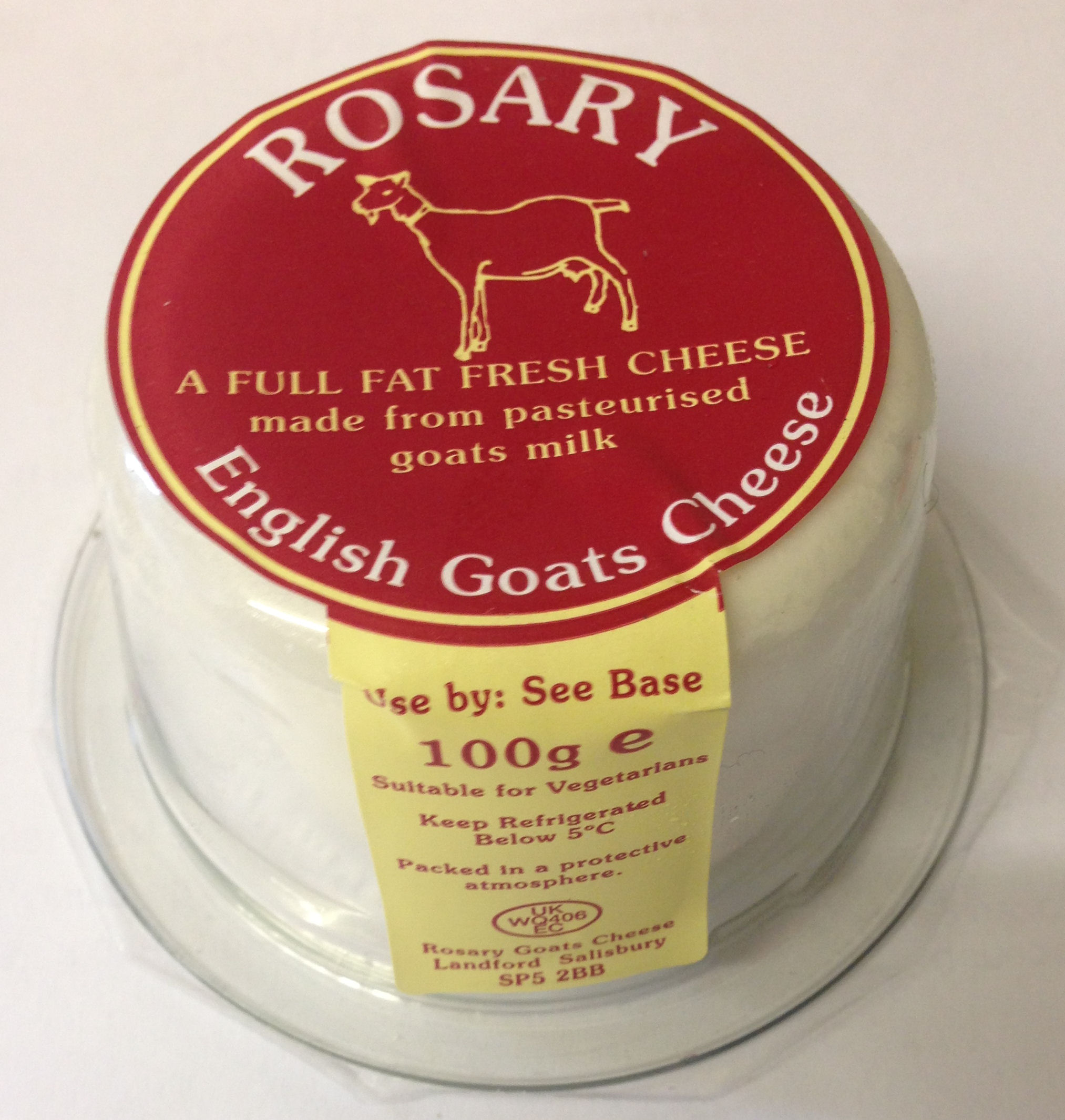 Rosary Goats Cheese 100g
