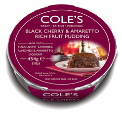 Coles Black Cherry & Amaretto Pudding 450g