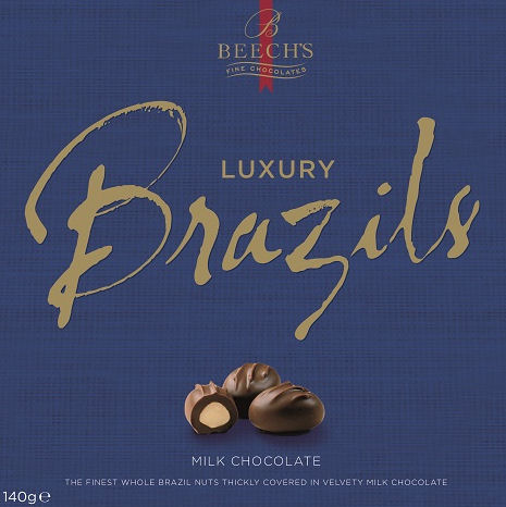 Beechs Milk Chocolate Brazil Nuts 160g (image 1)