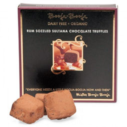 Booja Booja Rum Sozzled Sultana Truffles 104g Box (image 1)