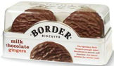 Border Biscuits Milk Chocolate Ginger 150g