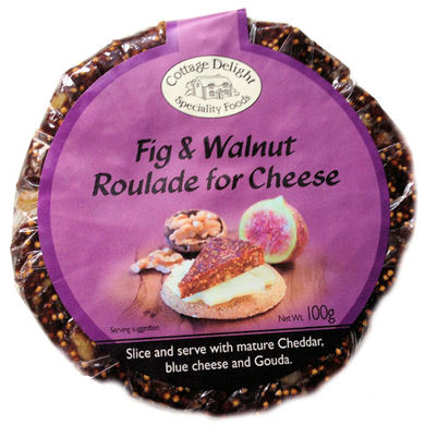 Cottage Delight Fig & Walnut Roularde for Cheese 100g
