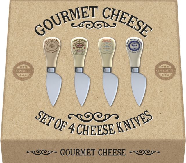 Creative Tops Gourmet Cheese Knives Set 4 Pc