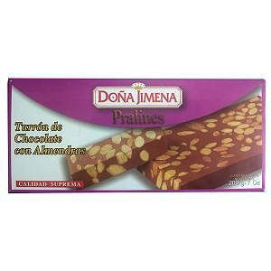 Dona Jimena Chocolate And Almond Turron 200g (image 1)