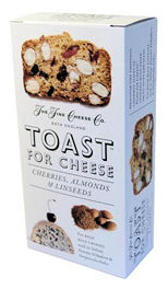 Toast for Cheese Cherries Almonds Linseed