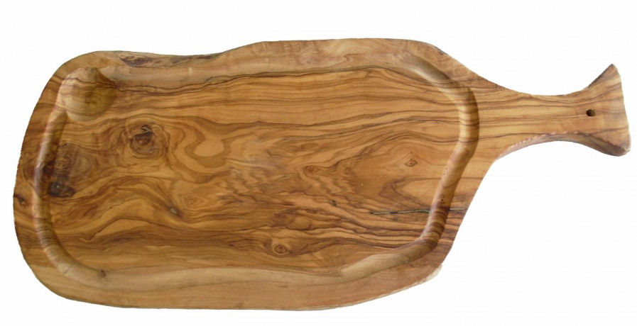 Rustic Olivewood Cheeseboard with Handle