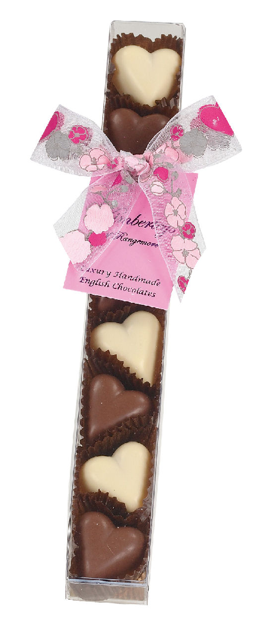 Kimberley Chocolate Caramel Hearts 8pc 90g (image 1)