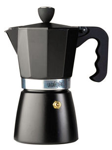 La Cafetiere 3 Cup Espresso in Black (image 1)