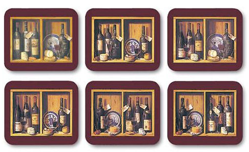 Jason Table Mats - A Wine Tasting Table 6pc (image 1)