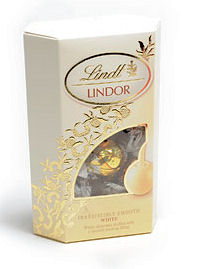 Lindt Lindor White Cornet 200g (image 1)