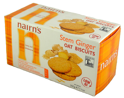 Nairns Stem Ginger Oat Biscuits 200g (image 1)