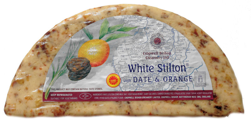 White Stilton with Date and Orange 900g